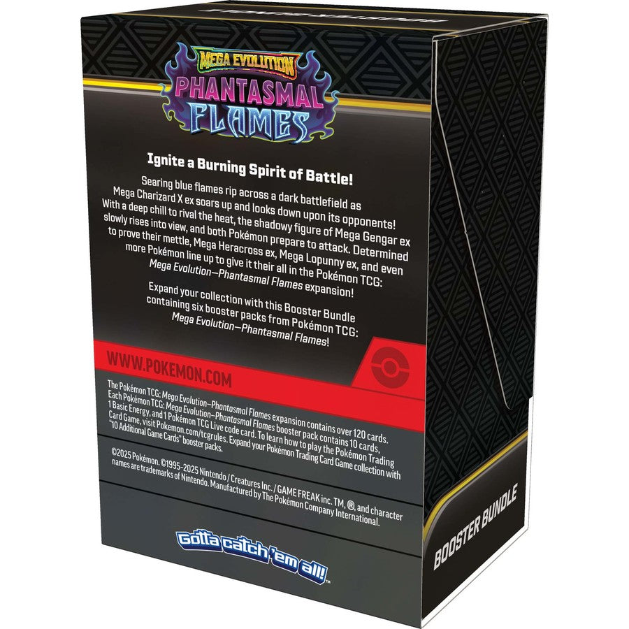 Pokemon TCG: Mega Evolution Phantasmal Flames Booster Bundle