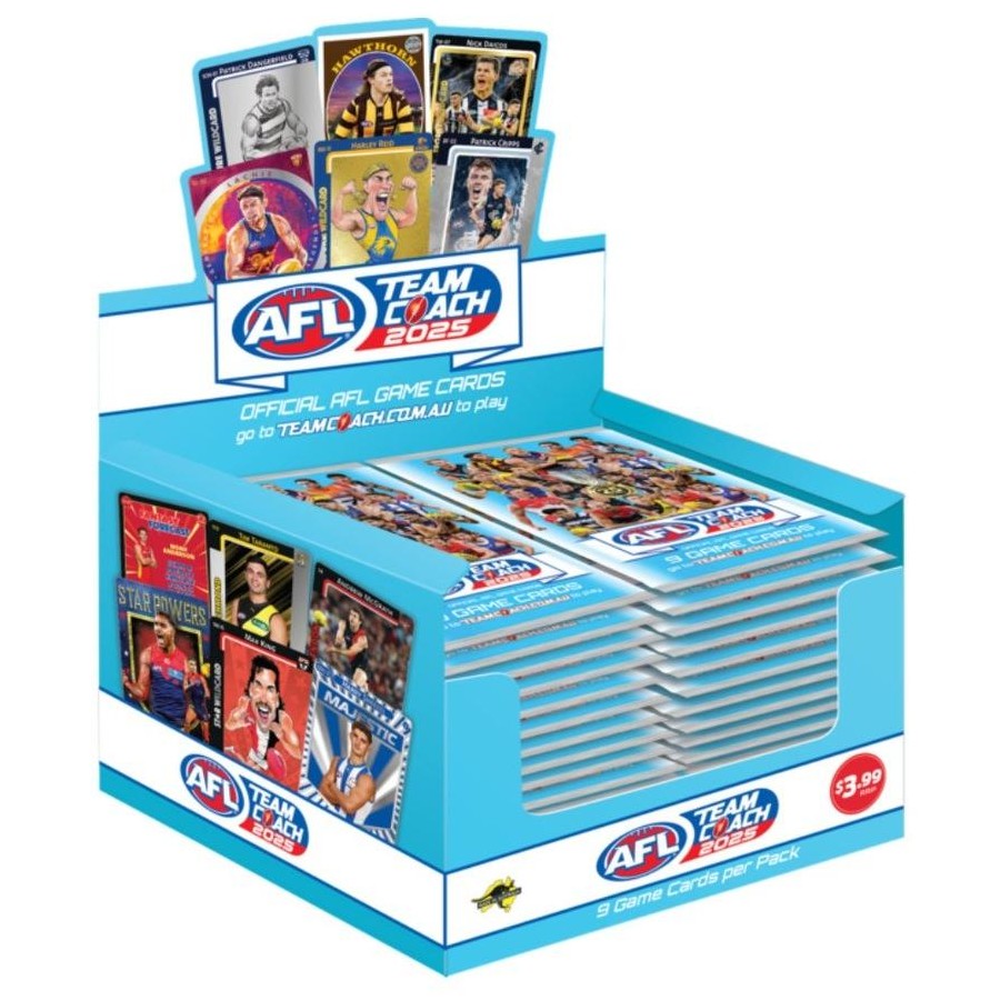 AFL Football 2025 TeamCoach Trading Cards Booster Box