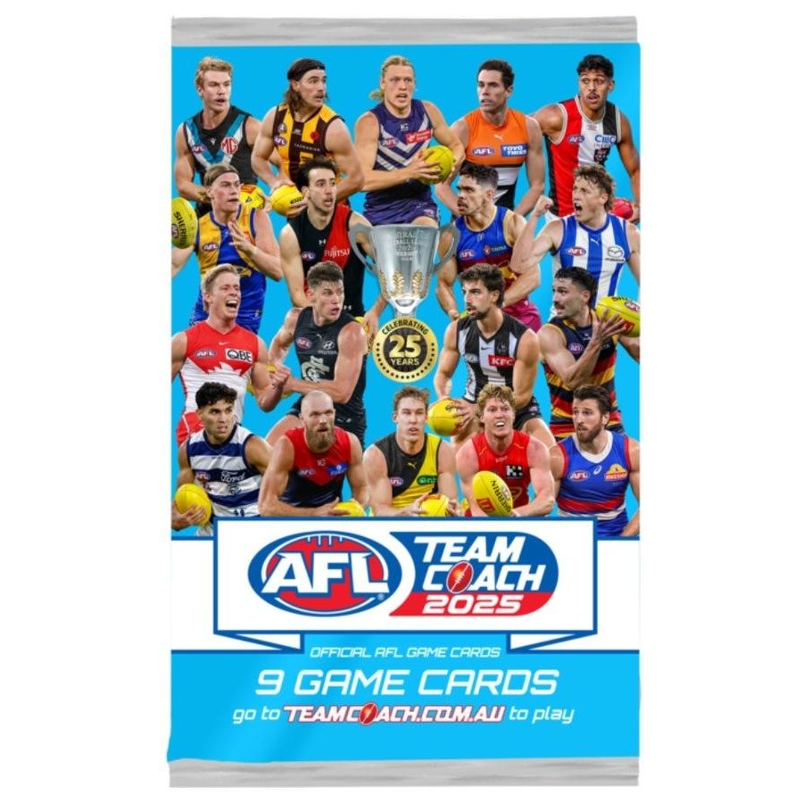 AFL Football 2025 TeamCoach Trading Cards Booster Box