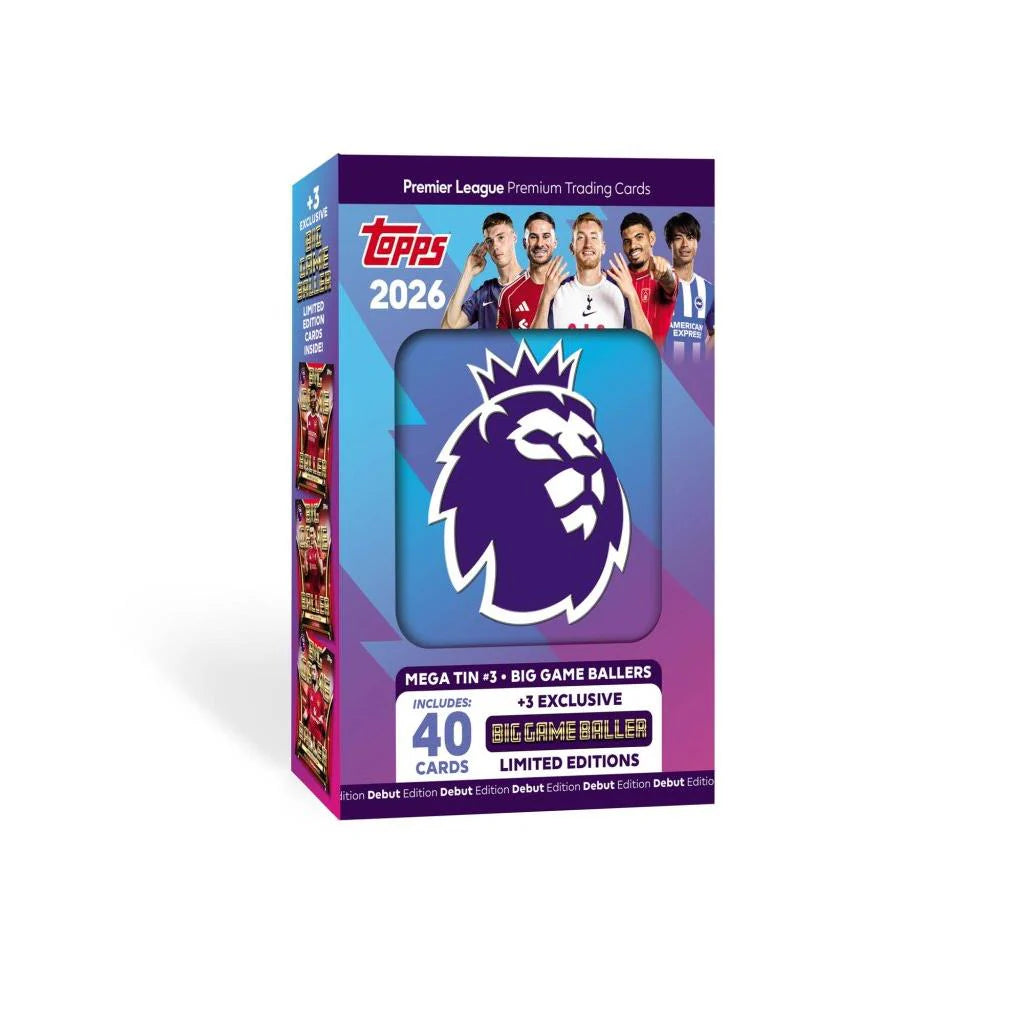 Topps Premier League Trading Cards 2026 - Mega Tin