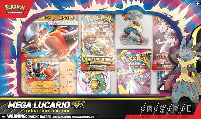 Pokemon TCG Mega Lucario ex Figure Box