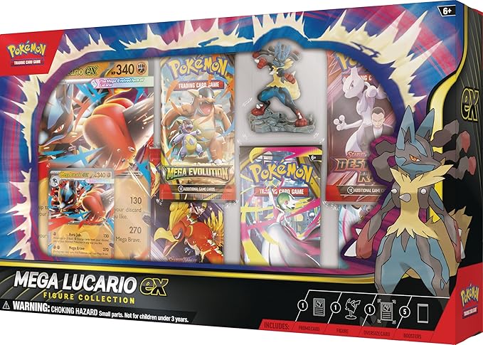 Pokemon TCG Mega Lucario ex Figure Box
