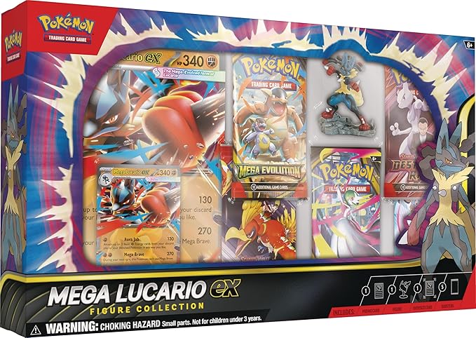 Pokemon TCG Mega Lucario ex Figure Box