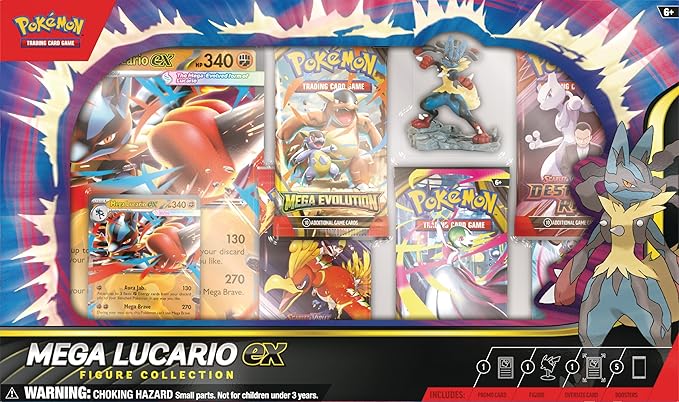 Pokemon TCG Mega Lucario ex Figure Box