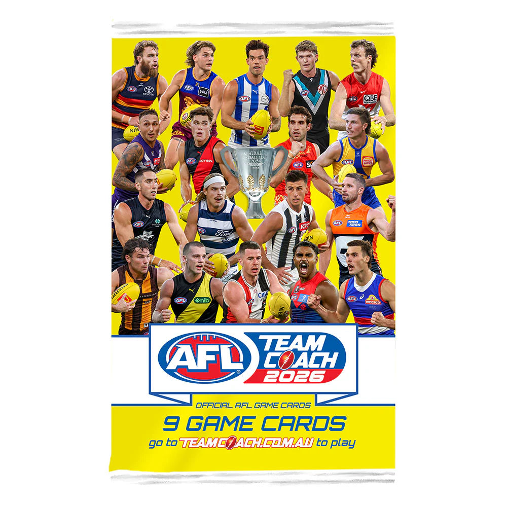 2026 Team Coach AFL Cards