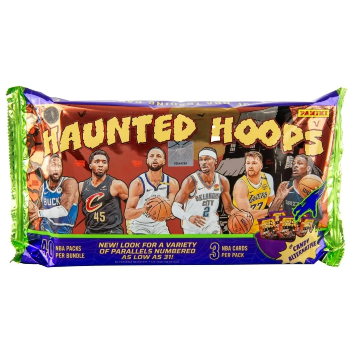 2025 Panini Haunted Hoops Basketball Trading Cards 40-Pack Bundle